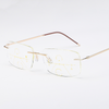 FRAMELESS ULTRA-LIGHT SQUARE ANTI-BLUE LIGHT READING GLASSES