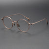 Titanium Vintage Round Eyeglasses Frames 186