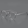 Titanium Vintage Round Eyeglasses Frames ST3125