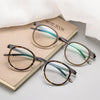 Ultra-light pure titanium retro round glasses frame