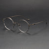 Titanium Vintage Round Eyeglasses Frames 80924