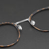 Ultra-light pure titanium retro round glasses frame