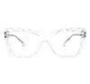 Rectangle Crystal Eyeglasses