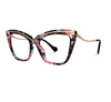 Cat Eye Floral Eyeglasses