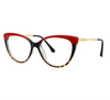 Cat Eye Red Tortoise Eyeglasses