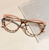 Cat Eye Red Tortoise Eyeglasses