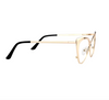 Cat Eye Gold Eyeglasses