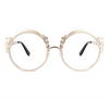 Round Gold Eyeglasses