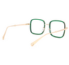 Square Green Eyeglasses