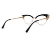 Stylish Black Browline Glasses