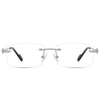 Rimless Rectangle Glasses