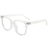 Oversized Clear Square Glasses