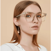 Oversized Clear Square Glasses