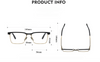 Browline Retro Titanium Ultra-Light Glasses Frame DTX137