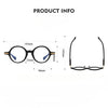 Titanium Vintage Round Eyeglasses Frames 80854