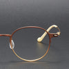 Solis Titanium Vintage Round Eyeglasses Frames