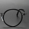 Tadeo Titanium Vintage Round Eyeglasses Frames