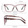 New Women Square Transparent Glasses