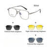 4-in-1 Magnetic Aluminum Magnesium Titanium Sunglasses