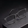 Retro Titanium Square Glasses Frame 8878