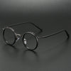 Evander Titanium Round Glasses Frame