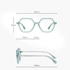 Geometric Acetate Glasses Frames BJ9227