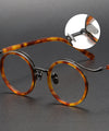 Mika Titanium Vintage Round Eyeglasses Frames