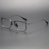 Retro Titanium Square Glasses Frame DATA423