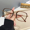 WOMEN'S FASHIONABLE SLIM FLASH LARGE FRAME ANTI-BLUE LIGHT READING GLASSES