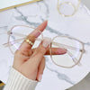 Oversize Women Square Glasses