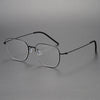 Retro Titanium Square Glasses Frame 5527-1