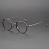 Titanium Geometric Glasses Frame  KMN7310