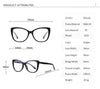 Women's Eyeglasses  Transparent Square Computer Glasses Frame Anti Blue Light Female Eyeglass Sexy Leopard