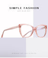 Women's Eyeglasses  Transparent Square Computer Glasses Frame Anti Blue Light Female Eyeglass Sexy Leopard