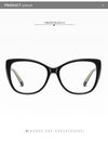 Women's Eyeglasses  Transparent Square Computer Glasses Frame Anti Blue Light Female Eyeglass Sexy Leopard