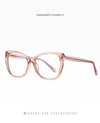 Women's Eyeglasses  Transparent Square Computer Glasses Frame Anti Blue Light Female Eyeglass Sexy Leopard