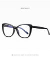 Women's Eyeglasses  Transparent Square Computer Glasses Frame Anti Blue Light Female Eyeglass Sexy Leopard