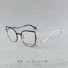 Retro pure titanium frame full frame ultra-light frame 0031