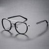 Mika Titanium Vintage Round Eyeglasses Frames