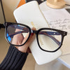 Ultra-Light Retro Wood Grain Temple Glasses Frame