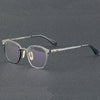 Retro pure titanium frame full frame ultra-light frame 0056