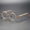 Titanium Vintage Round Eyeglasses Frames 80854