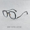 Retro pure titanium frame full frame ultra-light frame 0060