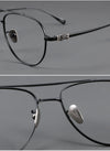 Titanium Aviator Square Glasses Frames ST 5125