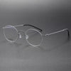 Titanium Vintage Round Eyeglasses Frames 5504