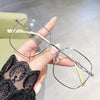 Fashion Metal Square Glasses