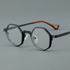 New Plate glasses retro eye frame metal flat 23229