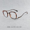 Retro pure titanium frame full frame ultra-light frame 0060