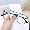 Oversize Aviator Metal Women Glasses