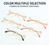 Rimless Metal Women Golden Glasses